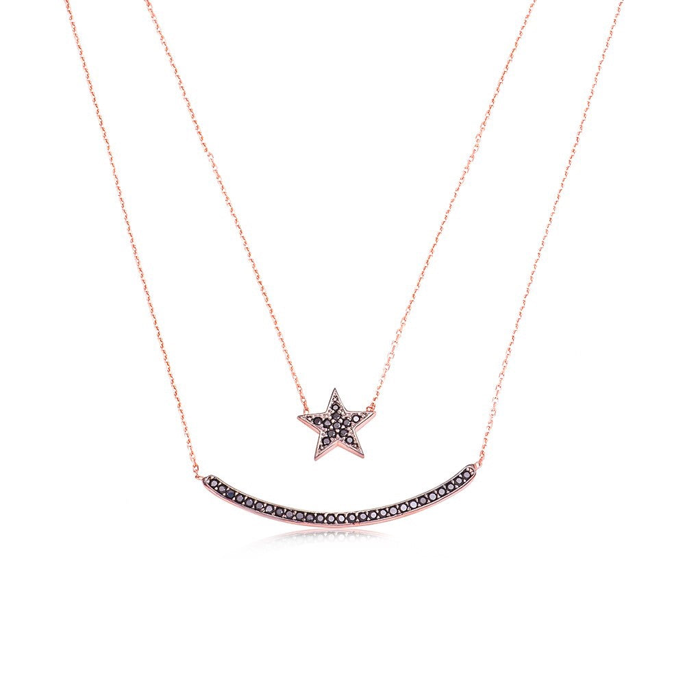 star and bar necklace