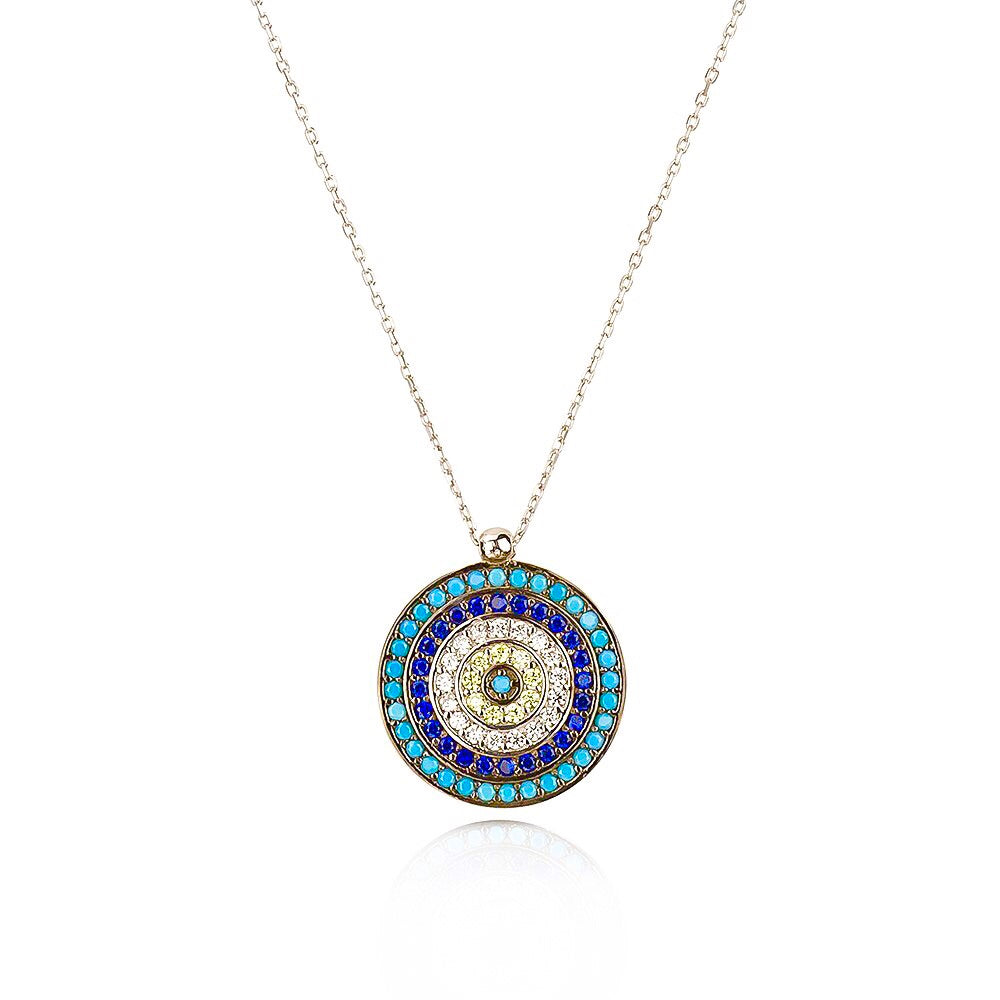 handmade evil eye necklace